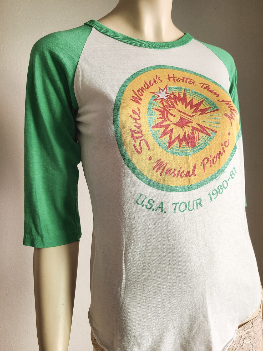 Stevie Wonder Vintage Concert T-shirt - Picture 3 of 7
